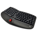 Wireless Ergonomic Mini Trackball Keyboard - Profile