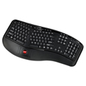 Wireless Ergonomic Trackball Keyboard - Profile