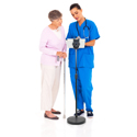 Aidata Universal Tablet Floor Stand - At Work