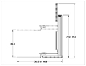 One-Touch Ultra - Side Profile Dimensions