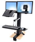 Ergotron Workfit S LCD and Laptop Sit-Stand Workstation