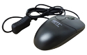 CleanType Waterproof Medical Wheel Scroll Mouse - Black