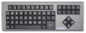 Big Keys Keyboard LX (PS/2) - grey housing, black keys