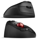 Pro Fit Ergo Vertical Wireless Trackball - Side Profiles