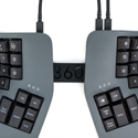 Kinesis Advantage360 Linear Quiet Contoured Keyboard - Fixed Bridge Installed