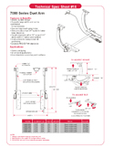 Sit-Stand Duet Arm - Installation Specs