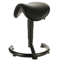 PYRCH Sit-Stand Saddle Stool - Leatherette over Polyurethane Foam