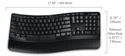 Microsoft Sculpt Comfort Keyboard Dimensions