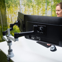 R-Go Zepher 4 C2 Dual Monitor Arm