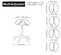 Salli MultiAdjuster Specs