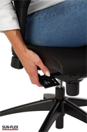 Sunflex OfficeChair HB - Height Adjustment Lever